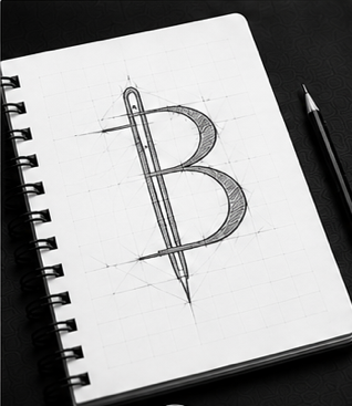 Steg 1 - Skisse og design av logo