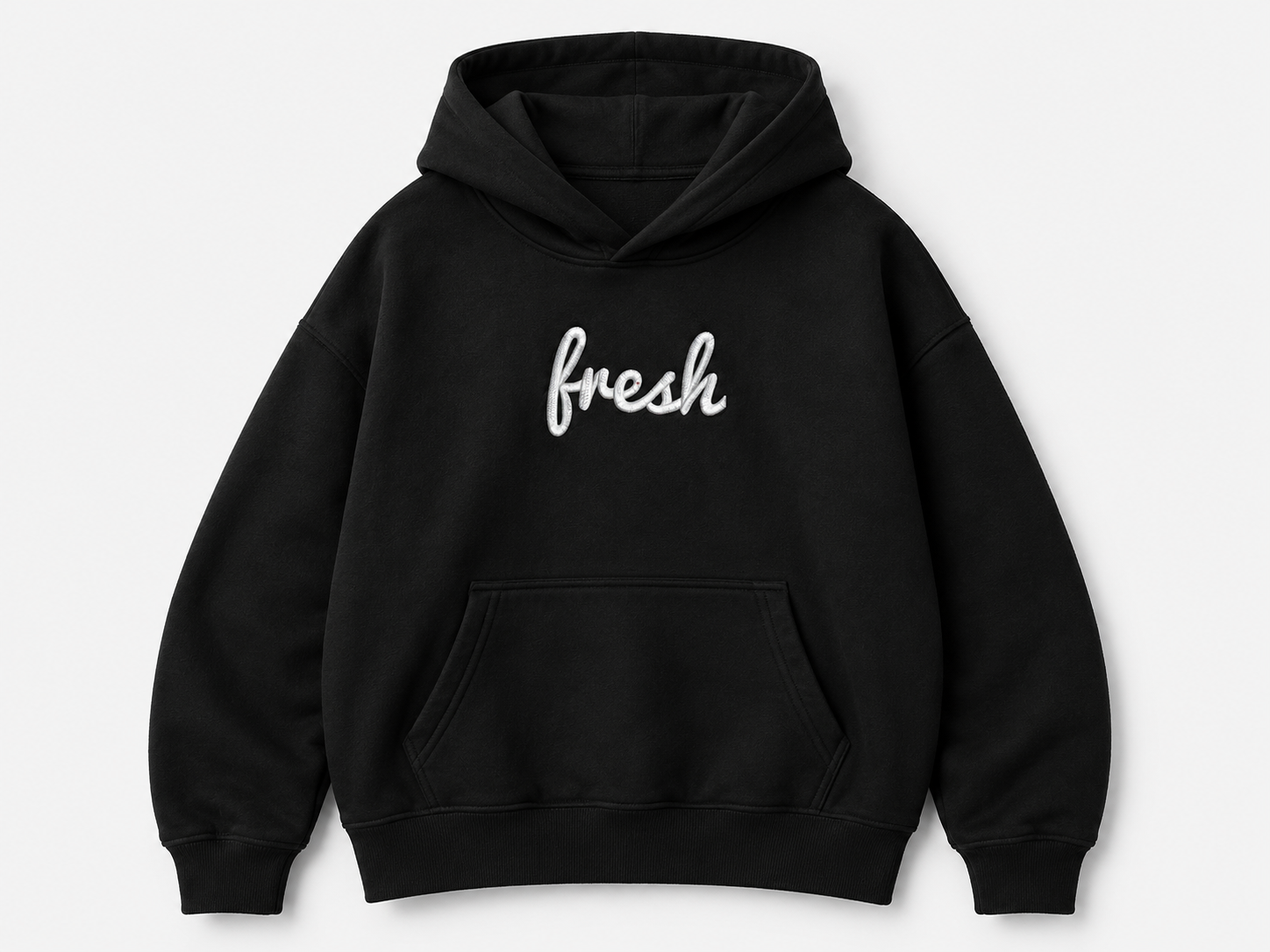 BRODR Signatur hettegenser med grafisk print